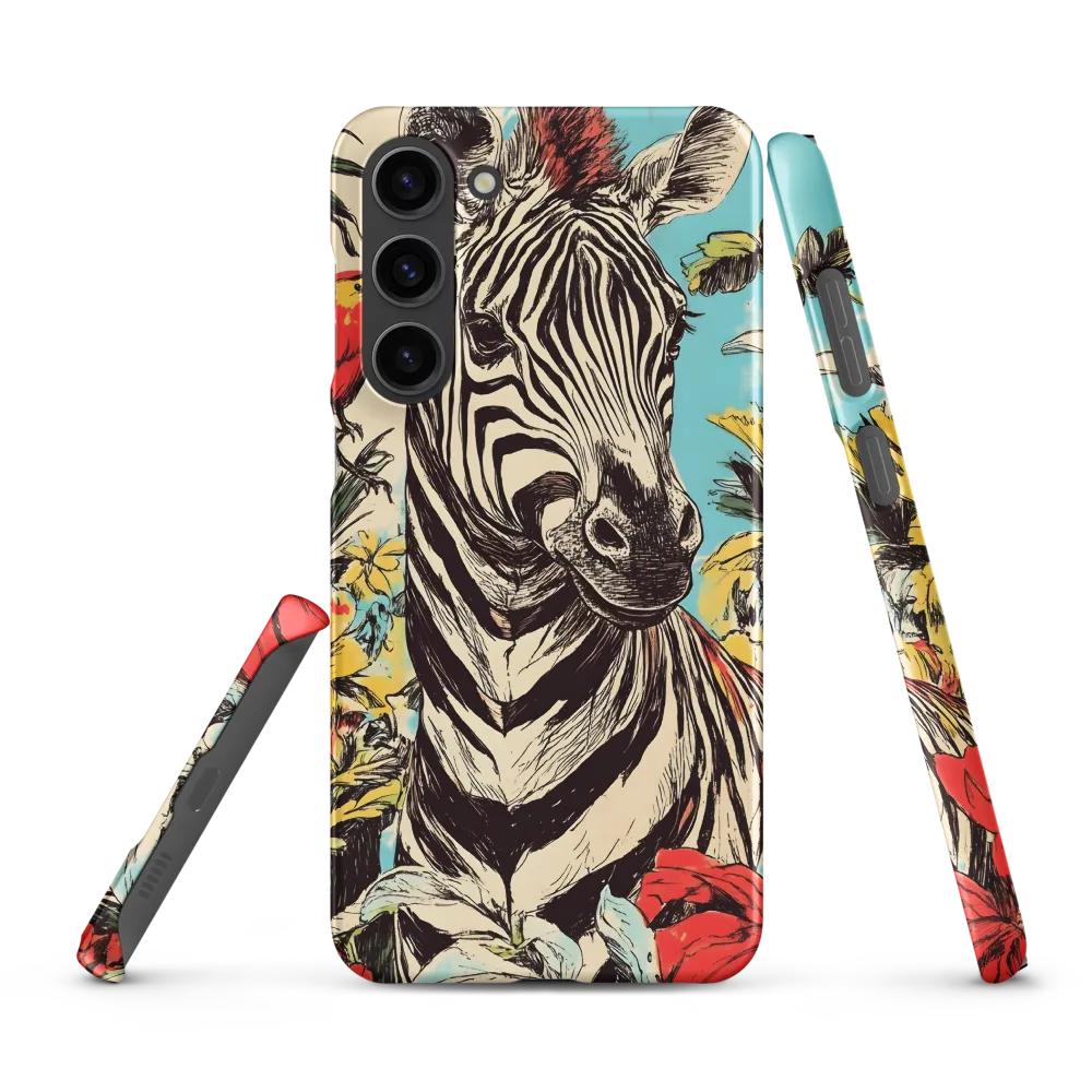 Zebra in Tropical Reverie
