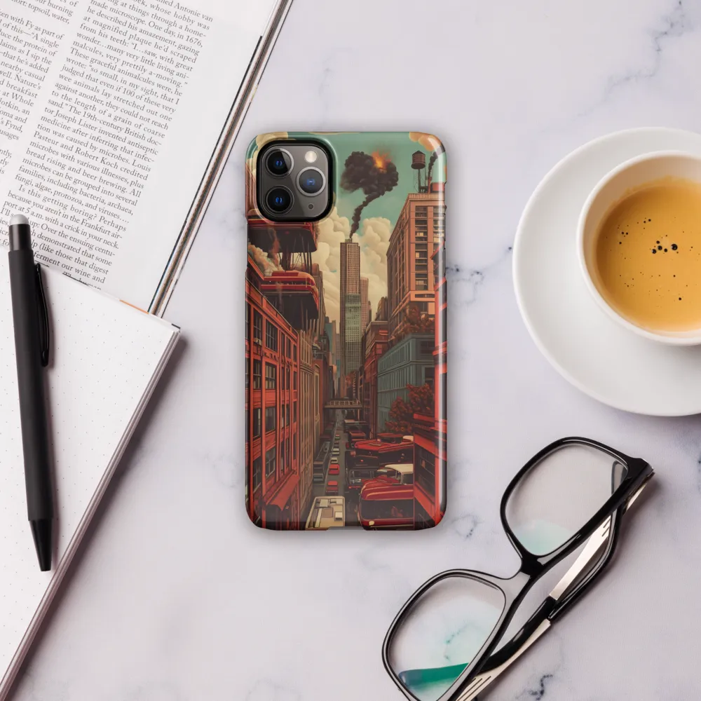 Urban Chaos: A Surreal Exploration | Phone Case |  11 Pro Max | Snap Case | Glossy