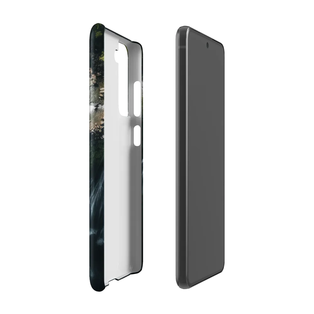 Nature's Power: The Cascading Waterfall | Phone Case |  S21 FE | Snap Case | Matte