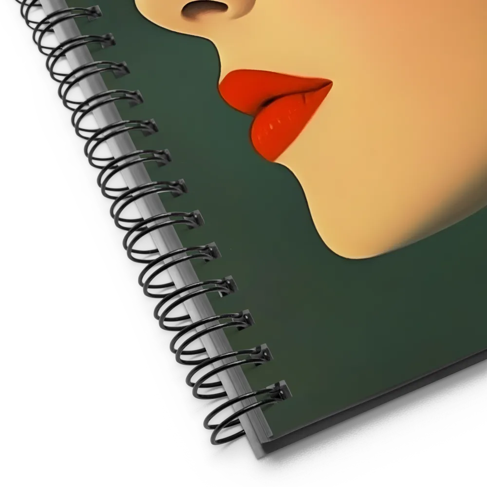 Elegance in Profile | Spiral Notebook