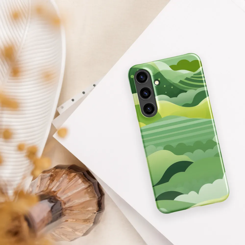 Tranquility in Green Waves