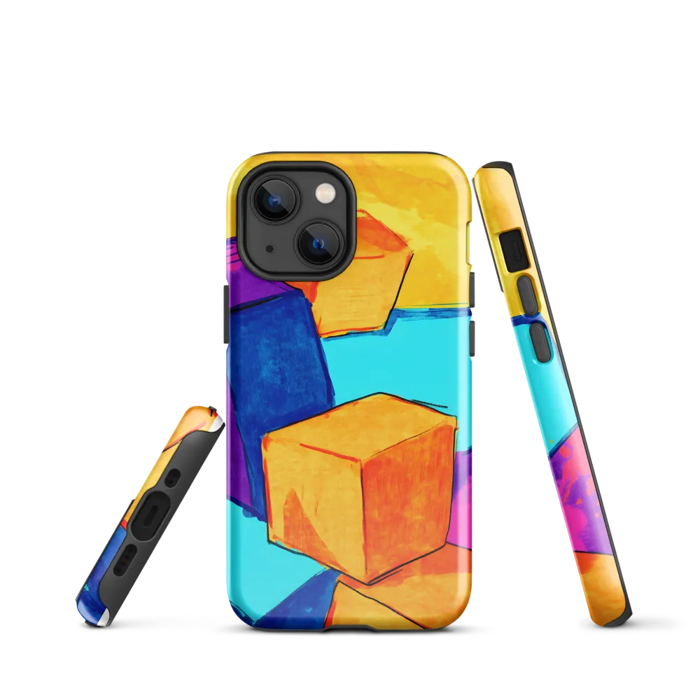 Playful Cubes in Vibrant Harmony