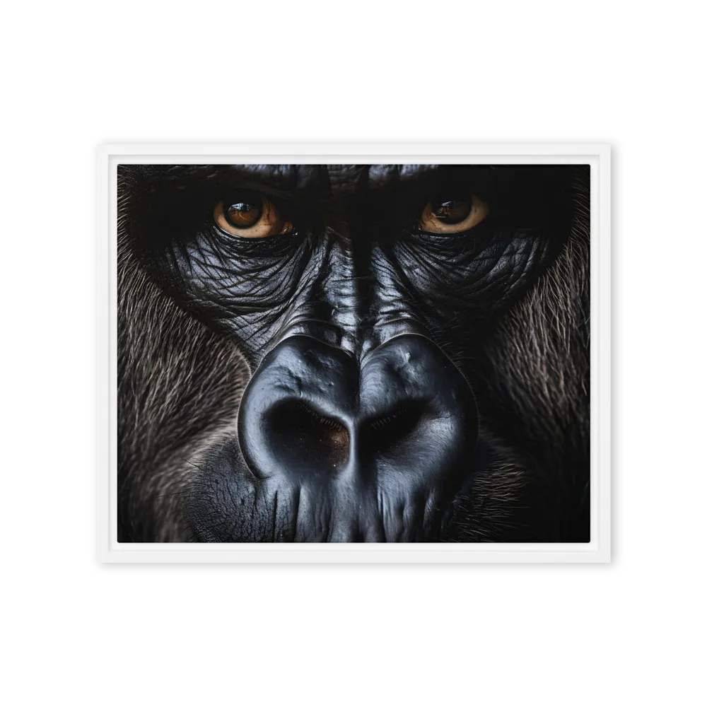 Gaze of the Wild: A Gorilla's Portrait