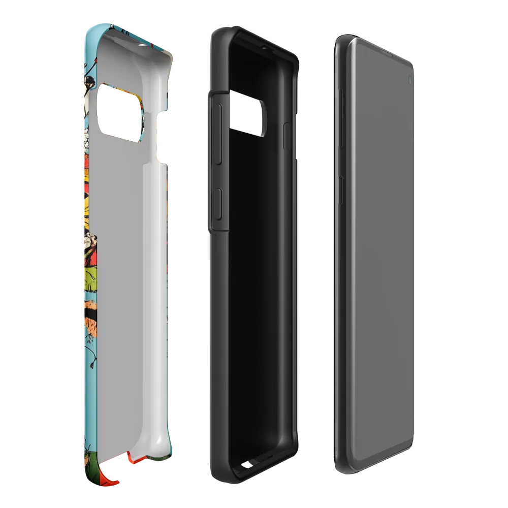 Whimsical Bloom | Phone Case |  S10 Plus | Tough Case | Matte