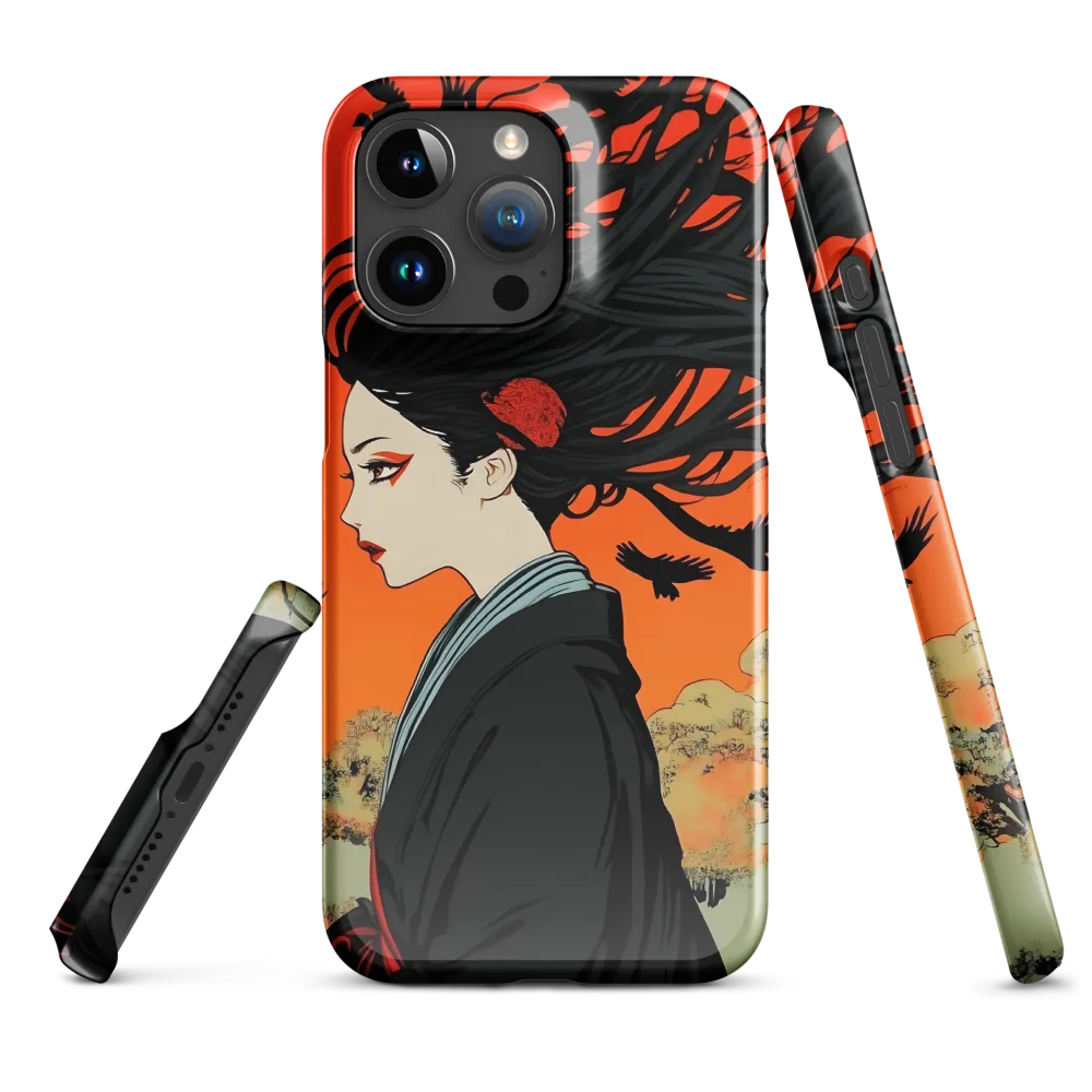 Whispers of Shadows | Phone Case |  15 Pro Max | Snap Case | Glossy