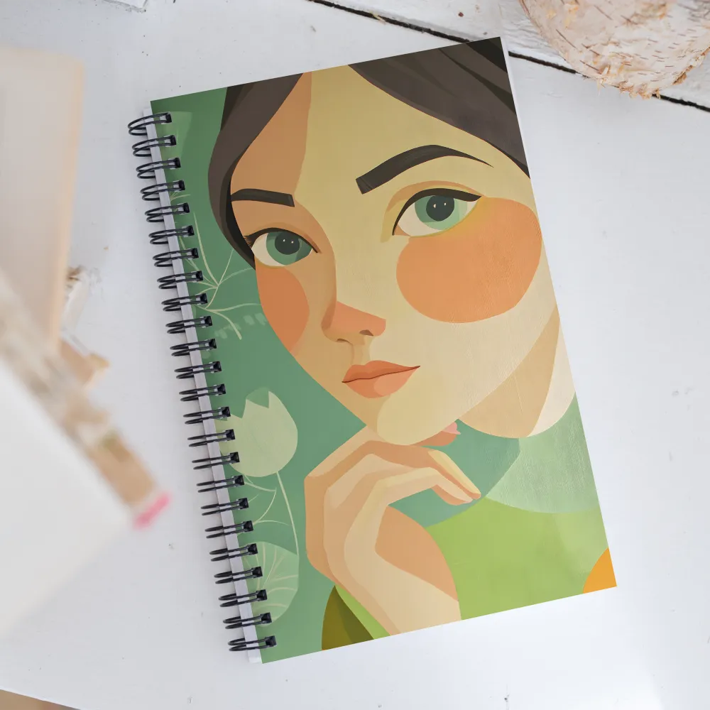 Contemplative Beauty | Spiral Notebook