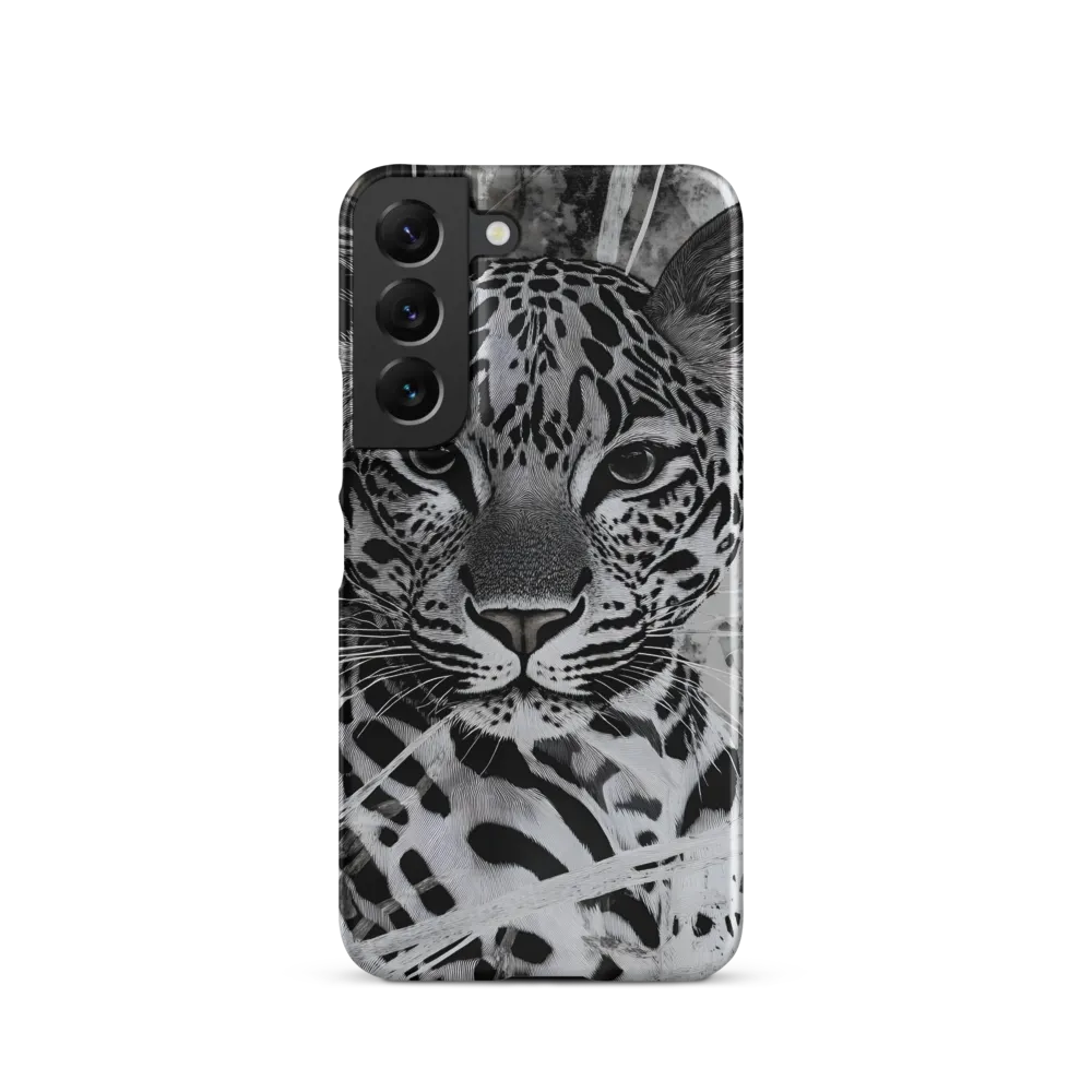 Majestic Gaze: The Leopard's Portrait | Phone Case |  S22 | Snap Case | Matte