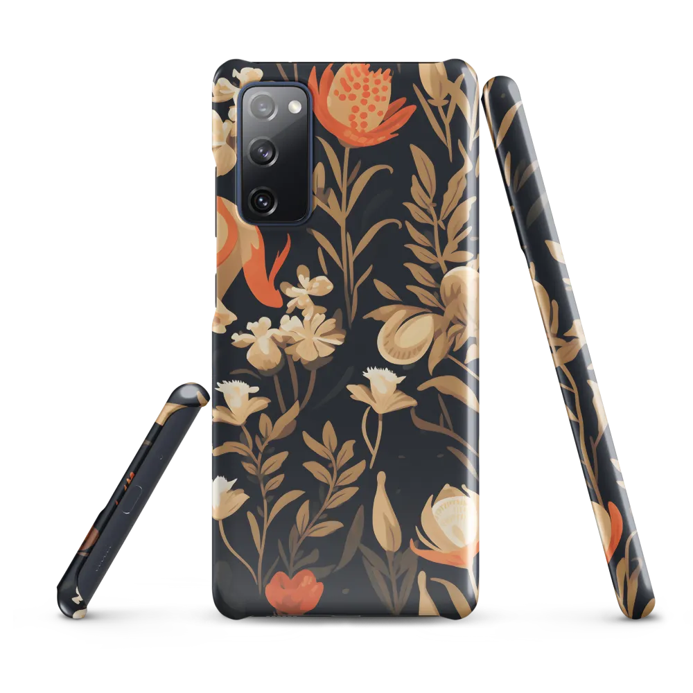 Floral Harmony: A Dance in the Dark