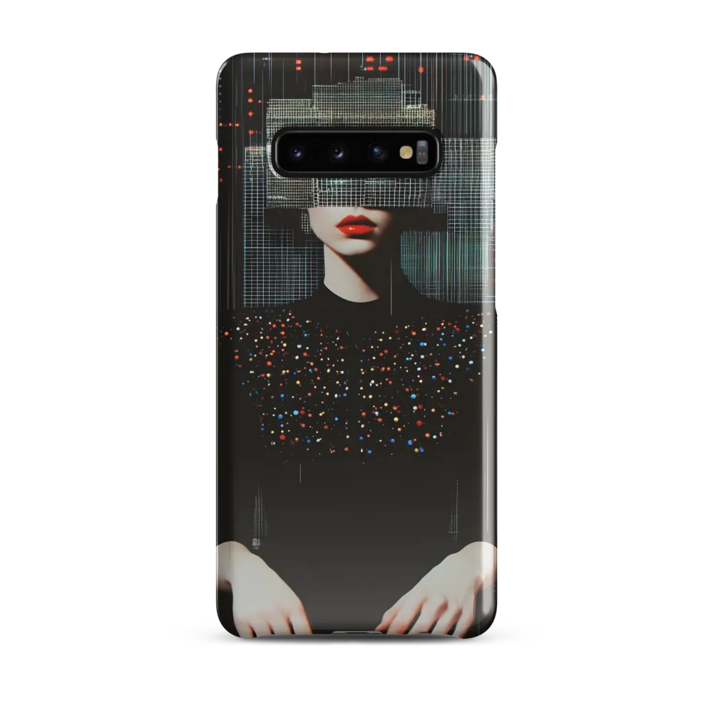 Enigmatic Digital Abstraction | Phone Case |  S10 Plus | Snap Case | Glossy