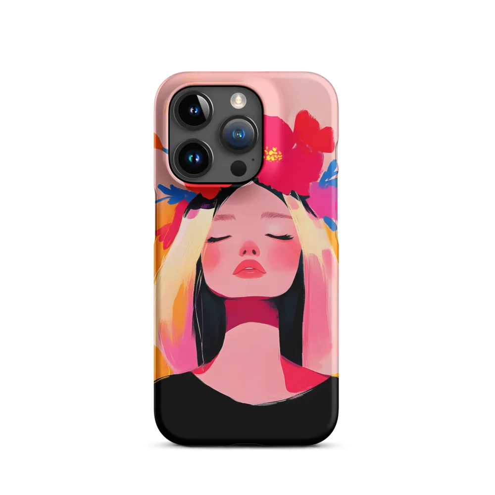 Floral Serenity | Phone Case |  15 Pro | Snap Case | Matte