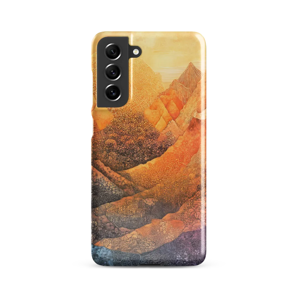 Serene Peaks of Color