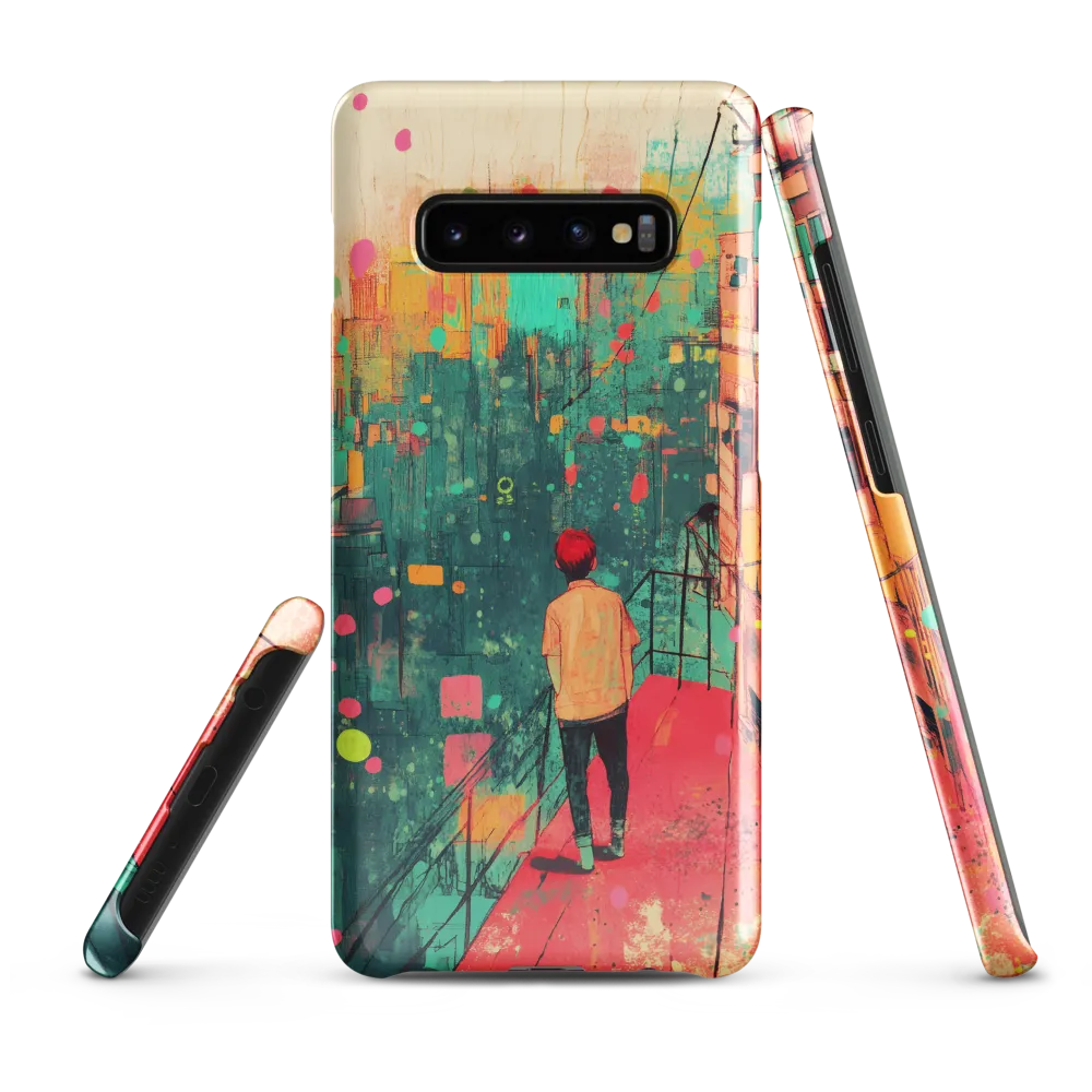 Contemplation Above the City | Phone Case |  S10 Plus | Snap Case | Glossy