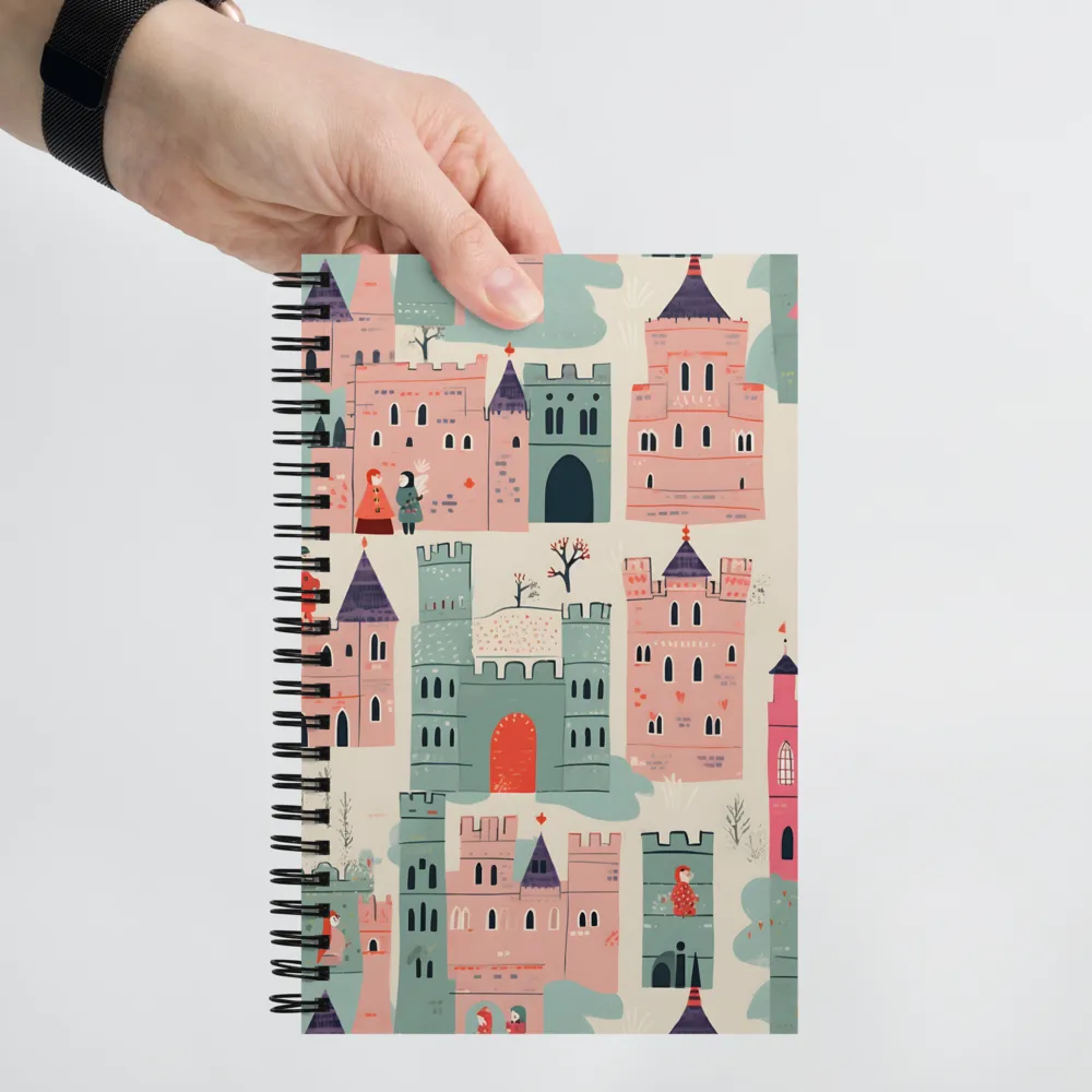 Enchanted Castles and Characters | Spiral Notebook