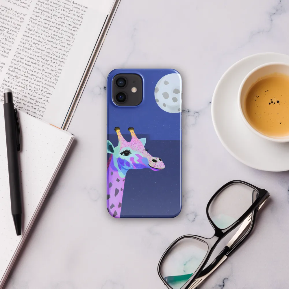 Whimsical Giraffe Under the Stars