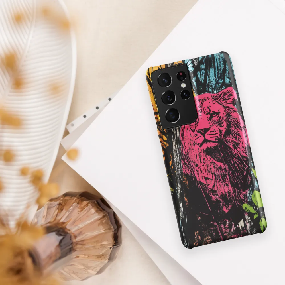 Fierce Vibrance: The Pink Lion