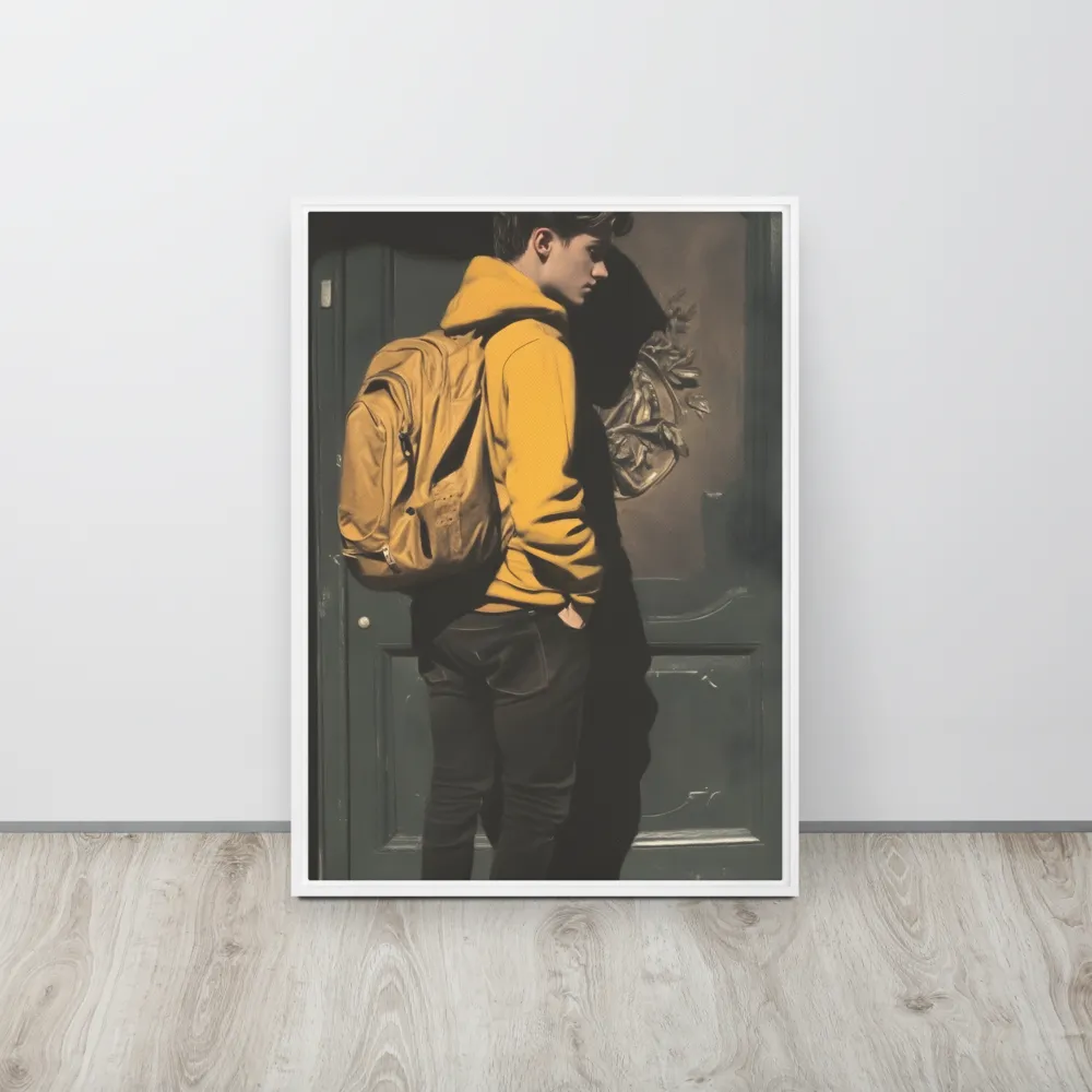 Silent Reflection | Canvas with White Frame | 20″×28″