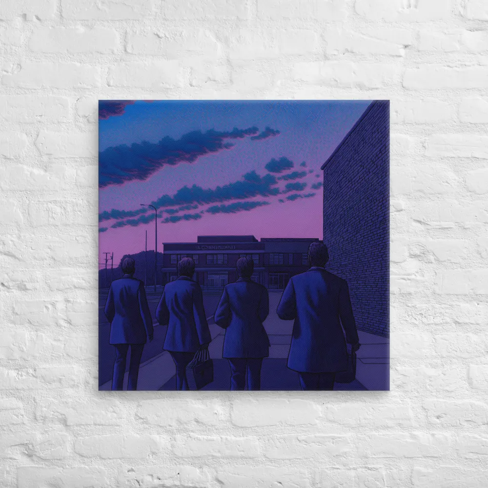 The Twilight Stroll | Canvas | 28″×28″