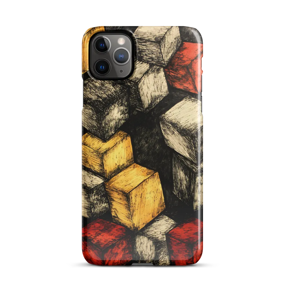 Dynamic Cubes: An Exploration in Color and Form | Phone Case |  11 Pro Max | Snap Case | Glossy