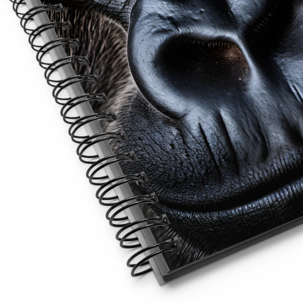 Gaze of the Wild: A Gorilla's Portrait | Spiral Notebook