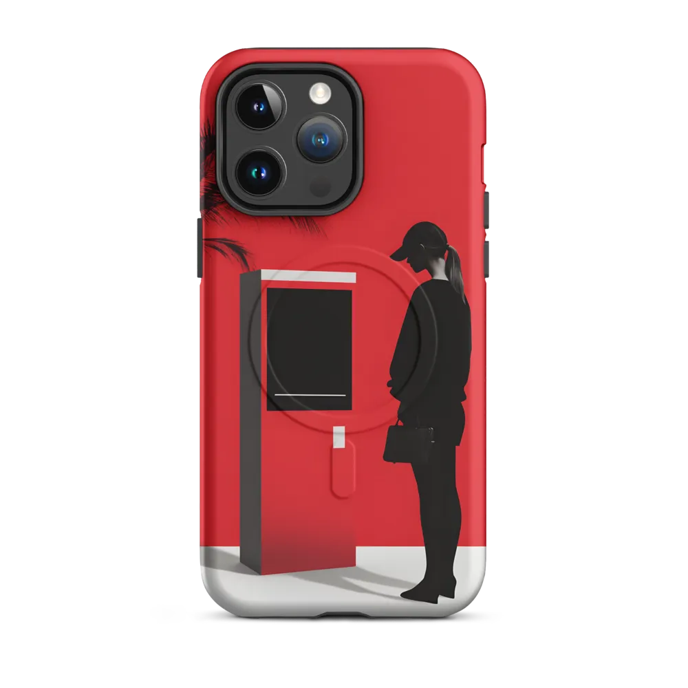 Contemplation in Red | Phone Case |  14 Pro Max | MagSafe® Tough Case | Matte