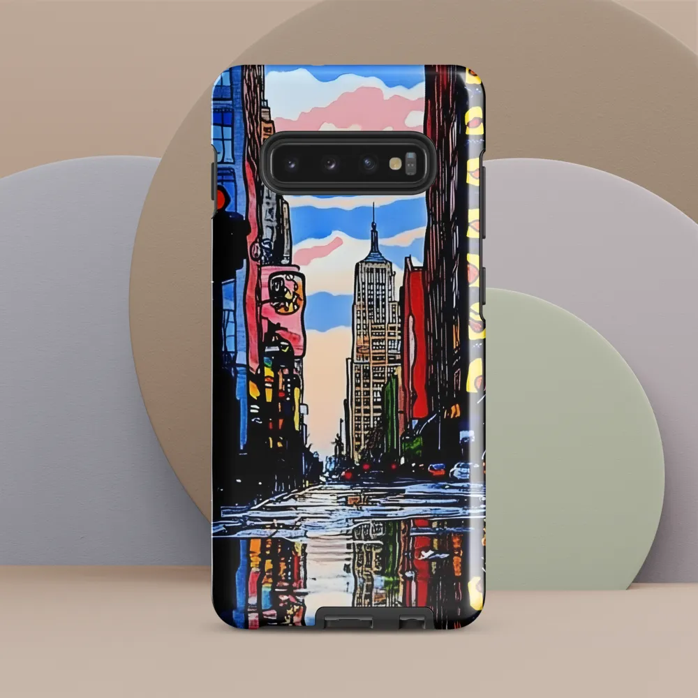 Reflections of a Vibrant City | Phone Case |  S10 Plus | Tough Case | Glossy