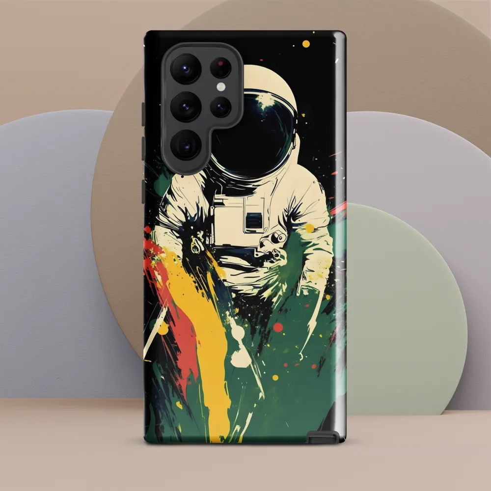 Cosmic Splash: The Astronaut's Journey
