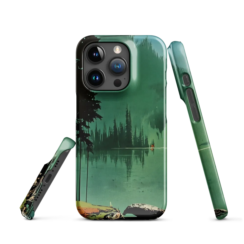 Serenity Reflected: A Tranquil Lake Scene
