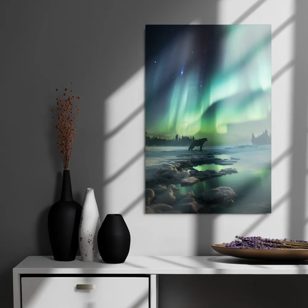 Auroral Guardianship | Metal Print | 20″×30″