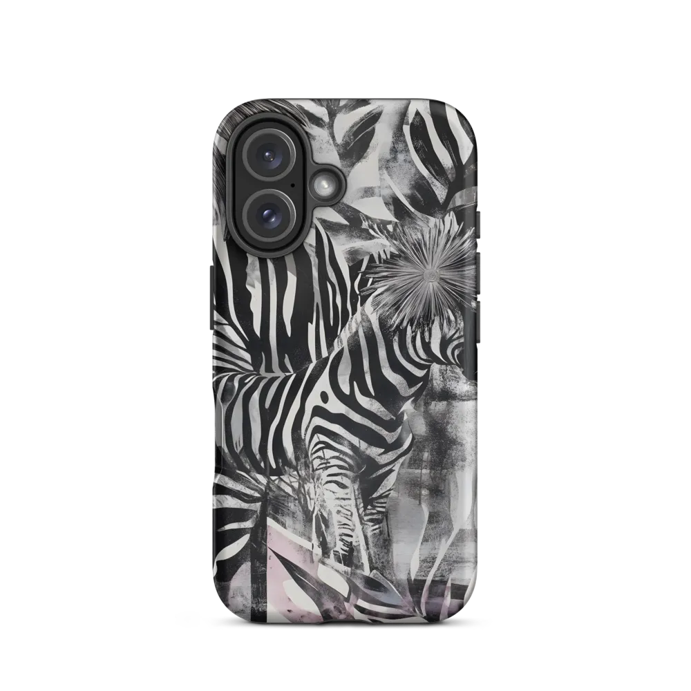 Zebra in the Jungle of Illusions | Phone Case |  16 | Tough Case | Matte