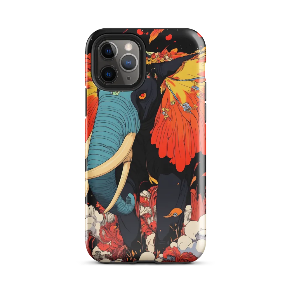 Majesty of the Floral Elephant | Phone Case |  11 Pro | Tough Case | Glossy