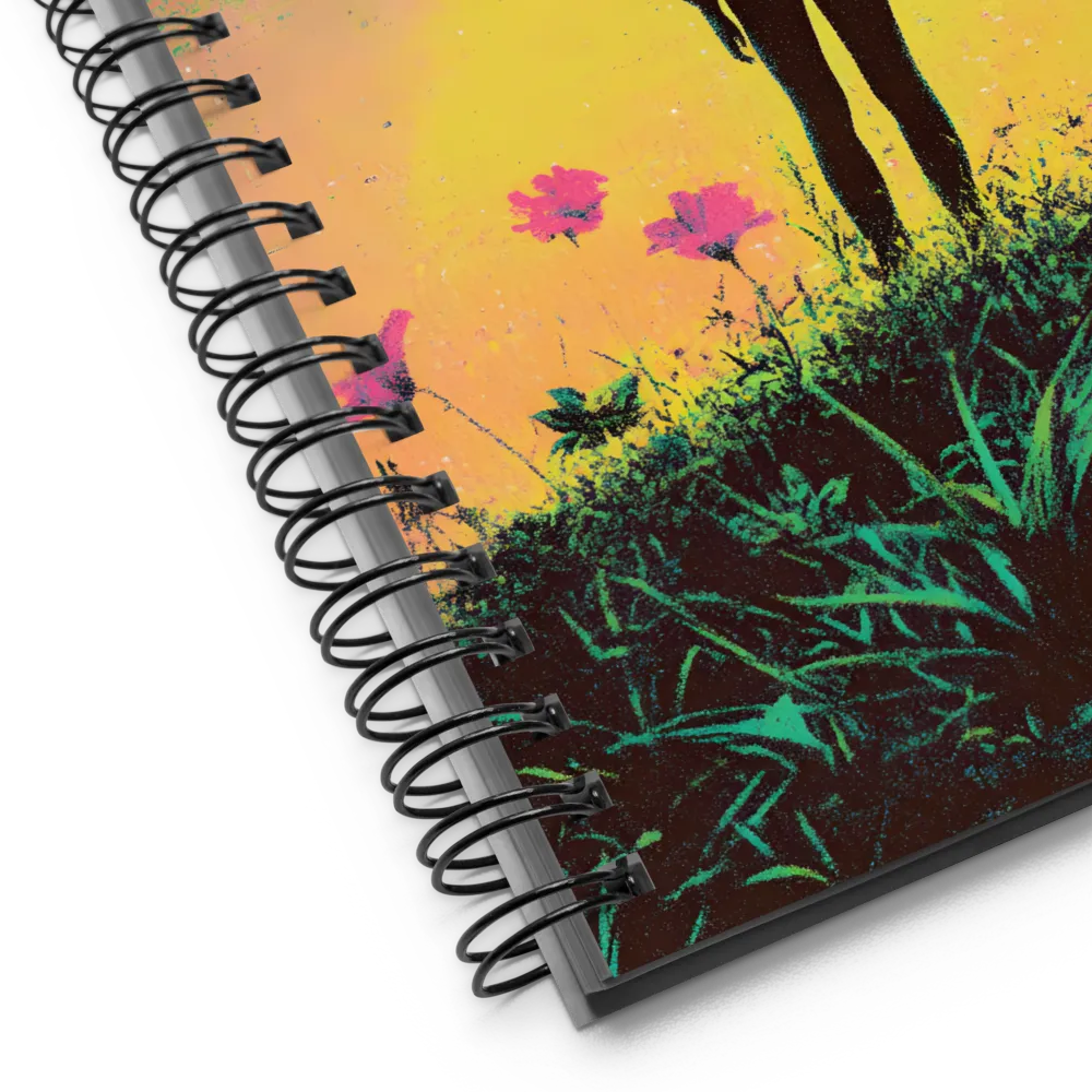 Awakening in a Surreal Landscape | Spiral Notebook