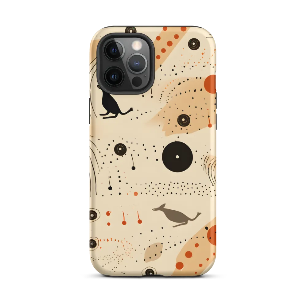 Playful Patterns in Earth Tones | Phone Case |  12 Pro Max | Tough Case | Matte