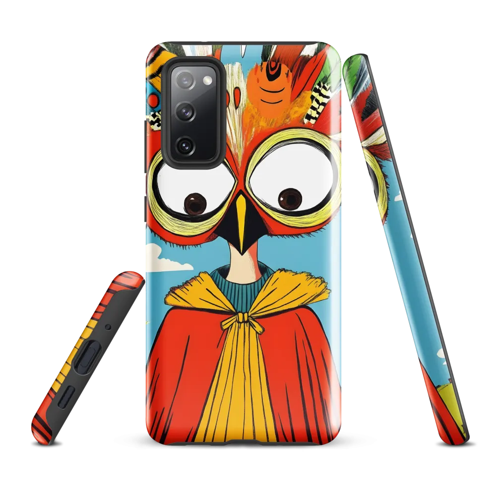 A Whimsical Encounter: The Owl-Human Fusion