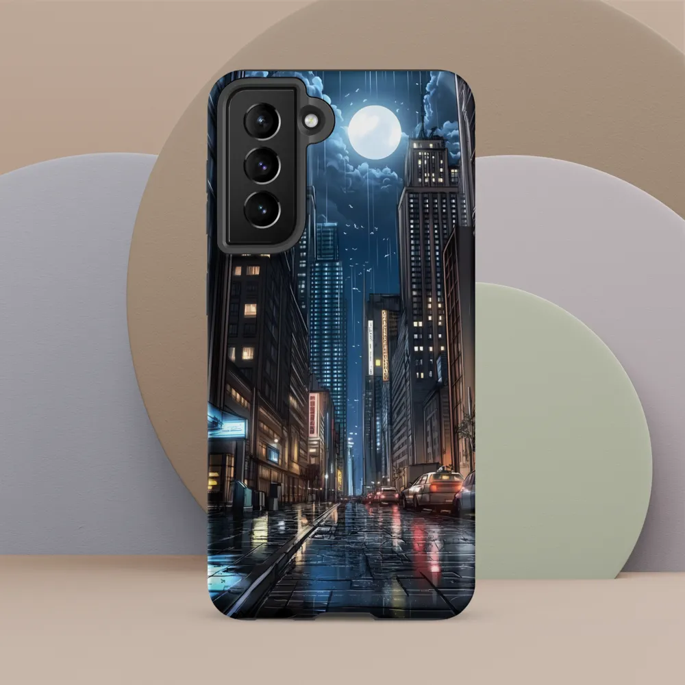 Moonlit Urban Serenity
