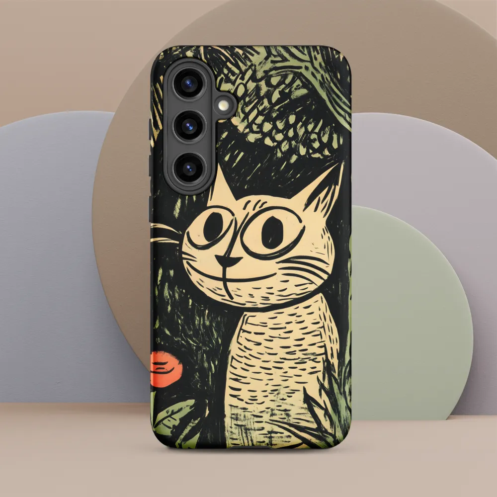 Whimsical Cat in the Forest