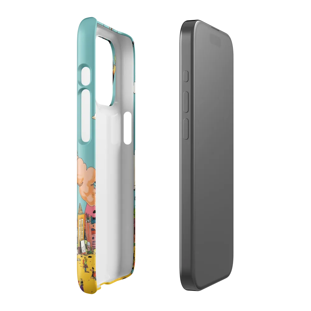 Urban Fantasia: A Whimsical Encounter | Phone Case |  15 Pro | Snap Case | Glossy