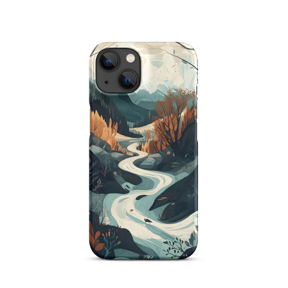 Winding Serenity: A Digital Landscape