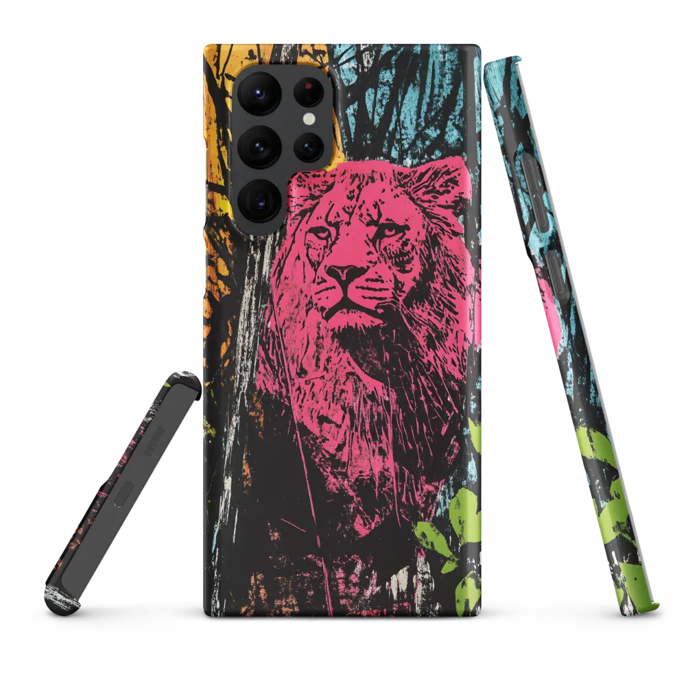 Fierce Vibrance: The Pink Lion