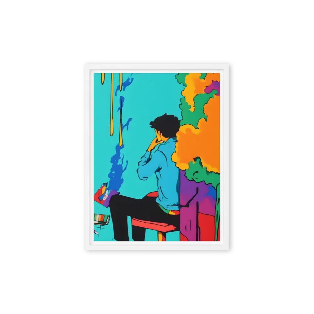 The Artist Within | Canvas with White Frame | 9″×12″