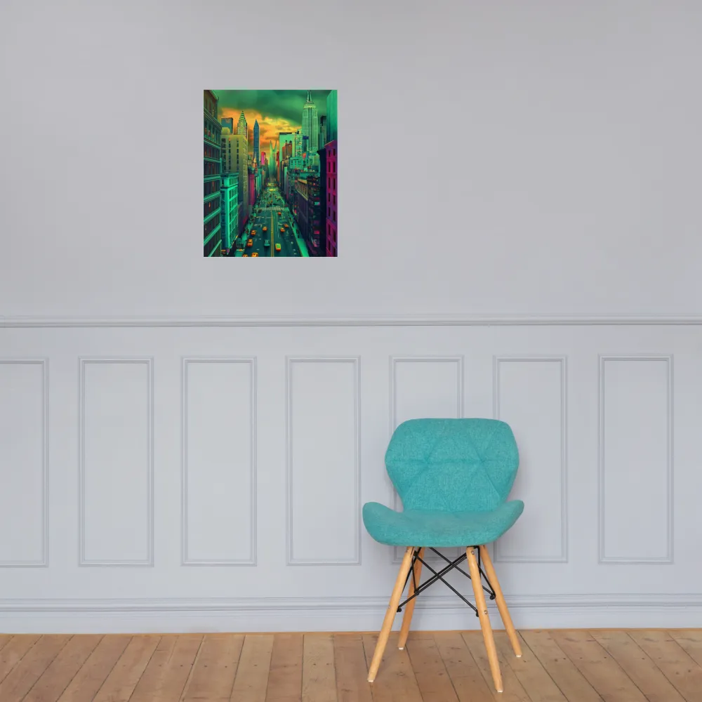 Urban Surrealism: Neon Dreams | Poster | 16″×20″
