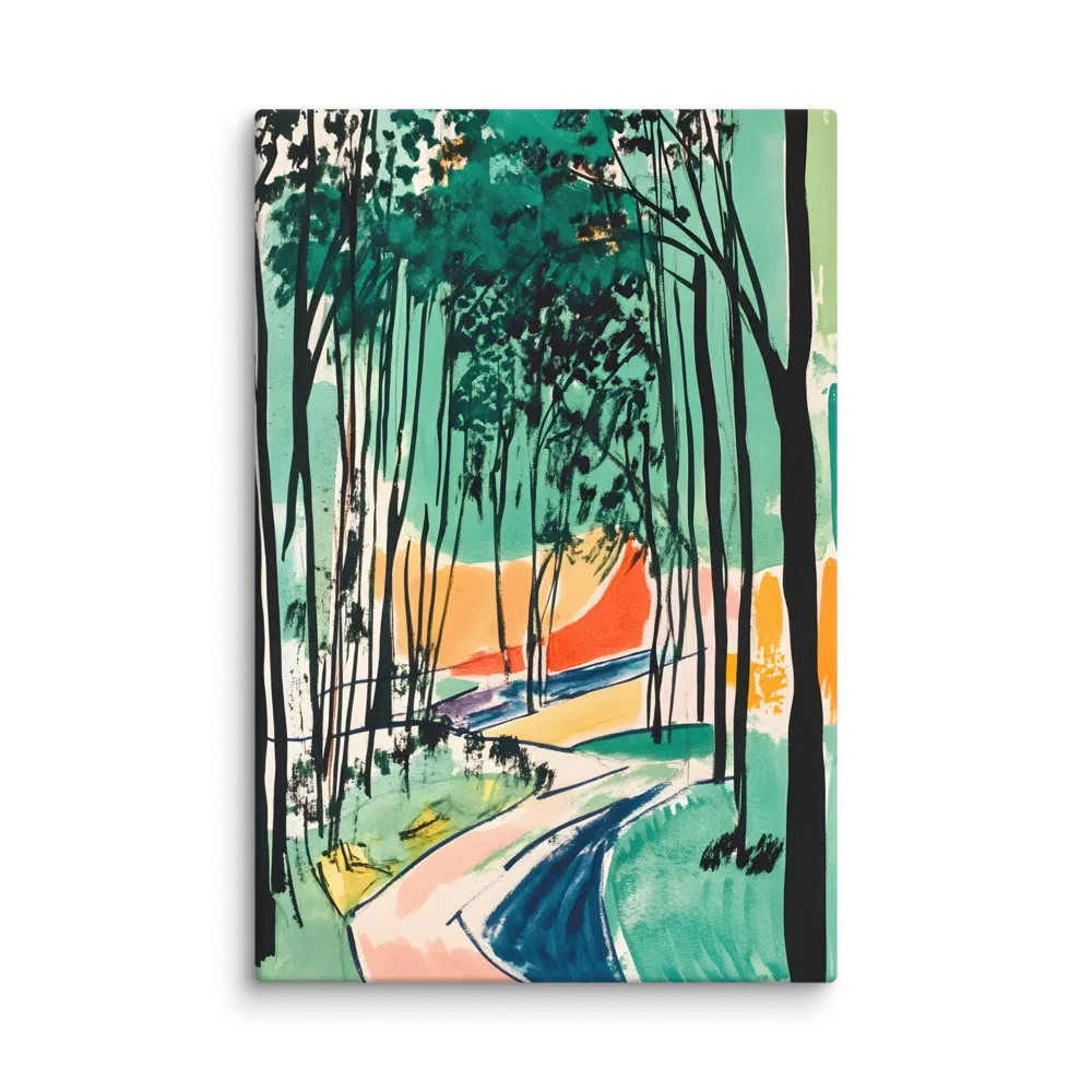 Winding Path Through the Forest | Canvas | 16″×24″
