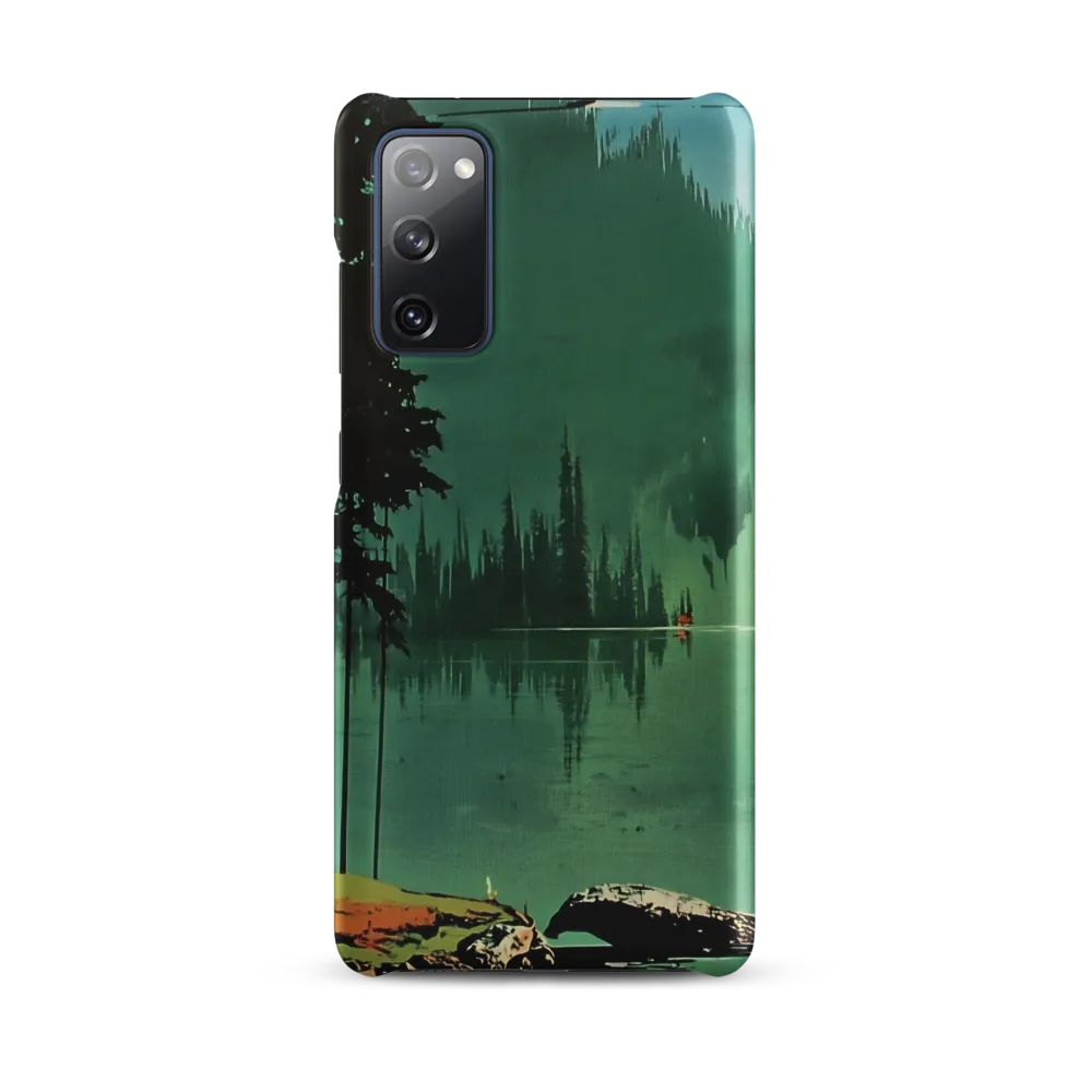 Serenity Reflected: A Tranquil Lake Scene