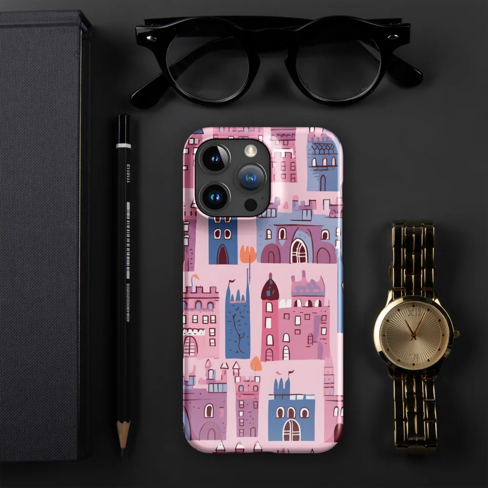 Whimsical Castles: A Playful Tapestry | Phone Case |  15 Pro Max | Snap Case | Glossy