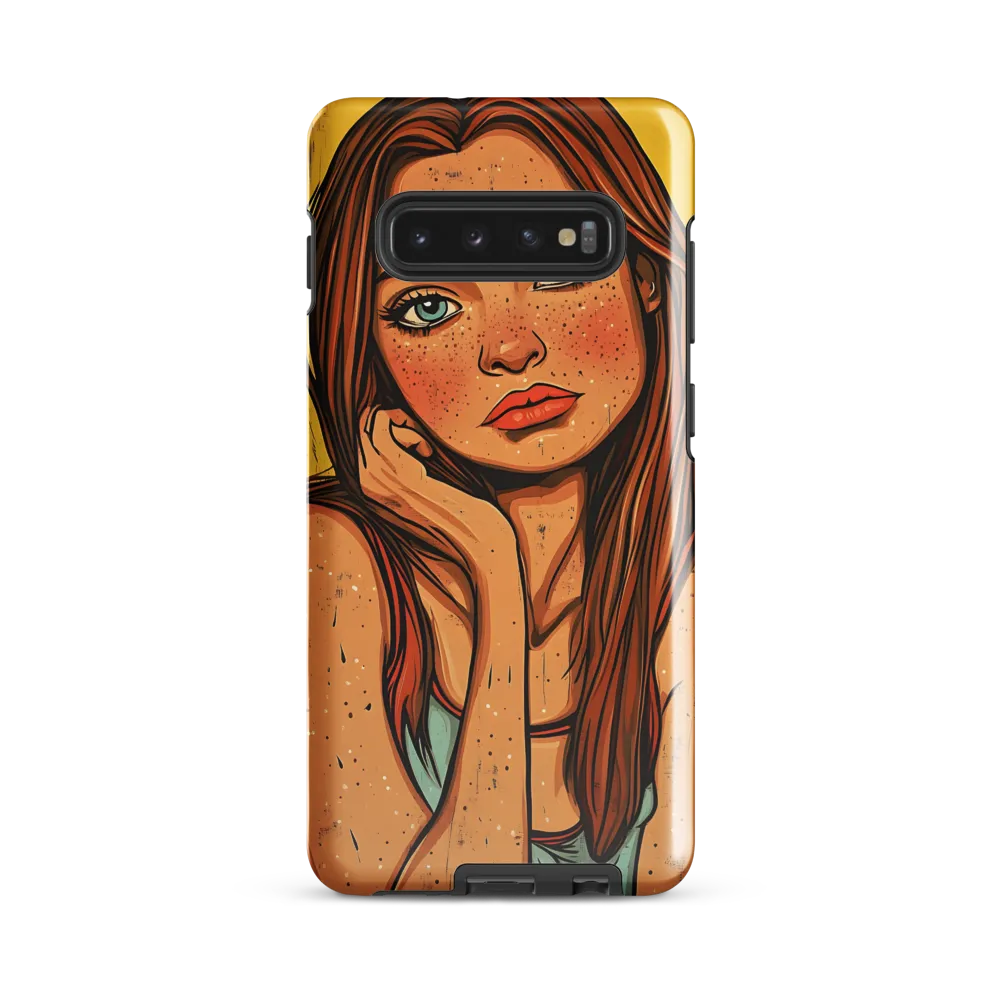 Contemplative Muse | Phone Case |  S10 Plus | Tough Case | Glossy