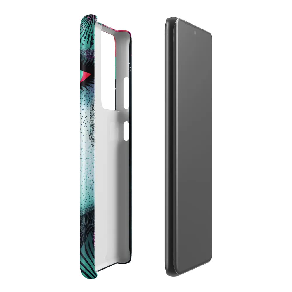 Mystical Beauty in Blue and Pink | Phone Case |  S21 Ultra | Snap Case | Matte