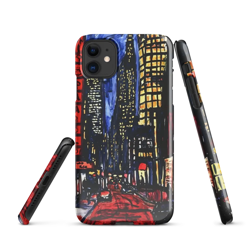 Midnight Avenue in Red and Blue