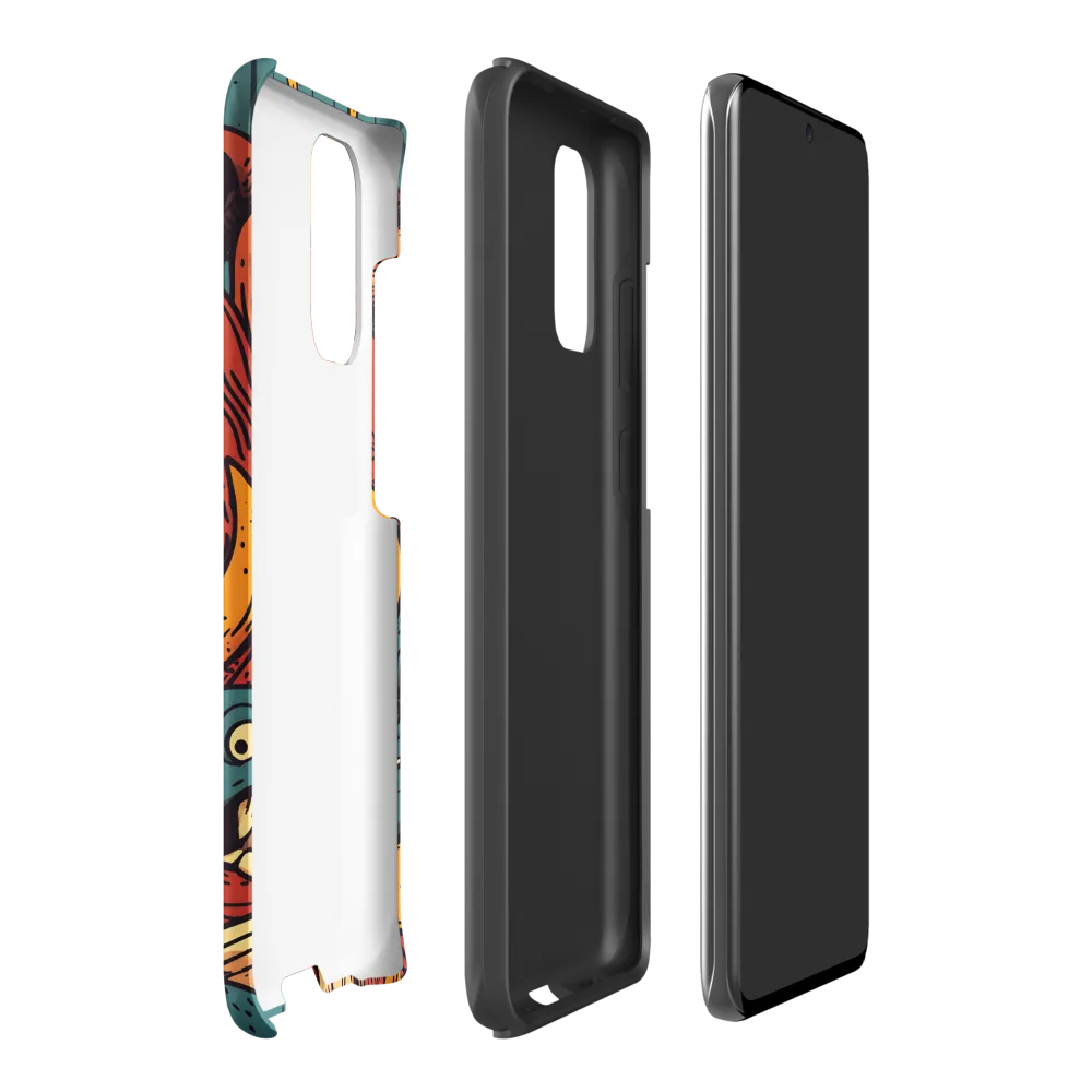 Whimsical Gathering of Creatures | Phone Case |  S20 Plus | Tough Case | Matte