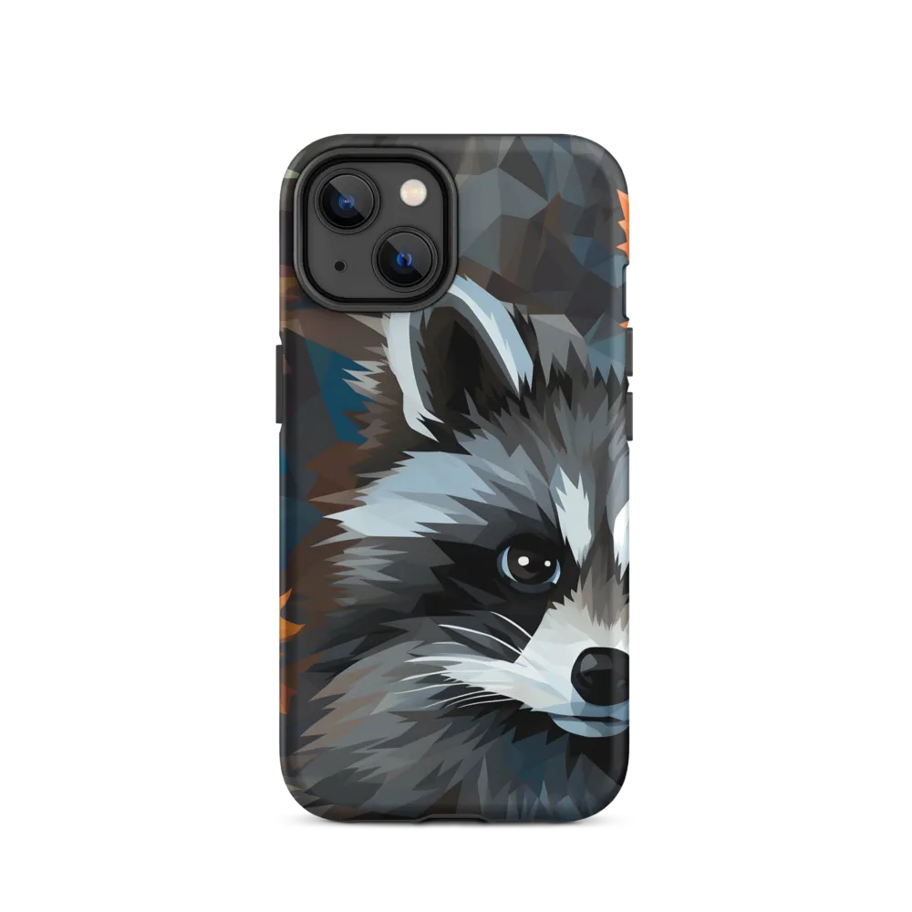 Whispers of Autumn: The Raccoon's Gaze