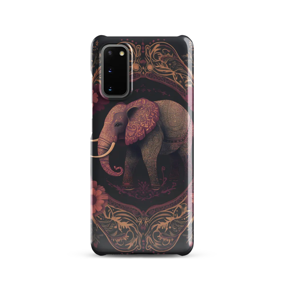 Regal Reverie: The Ornate Elephant | Phone Case |  S20 | Snap Case | Glossy