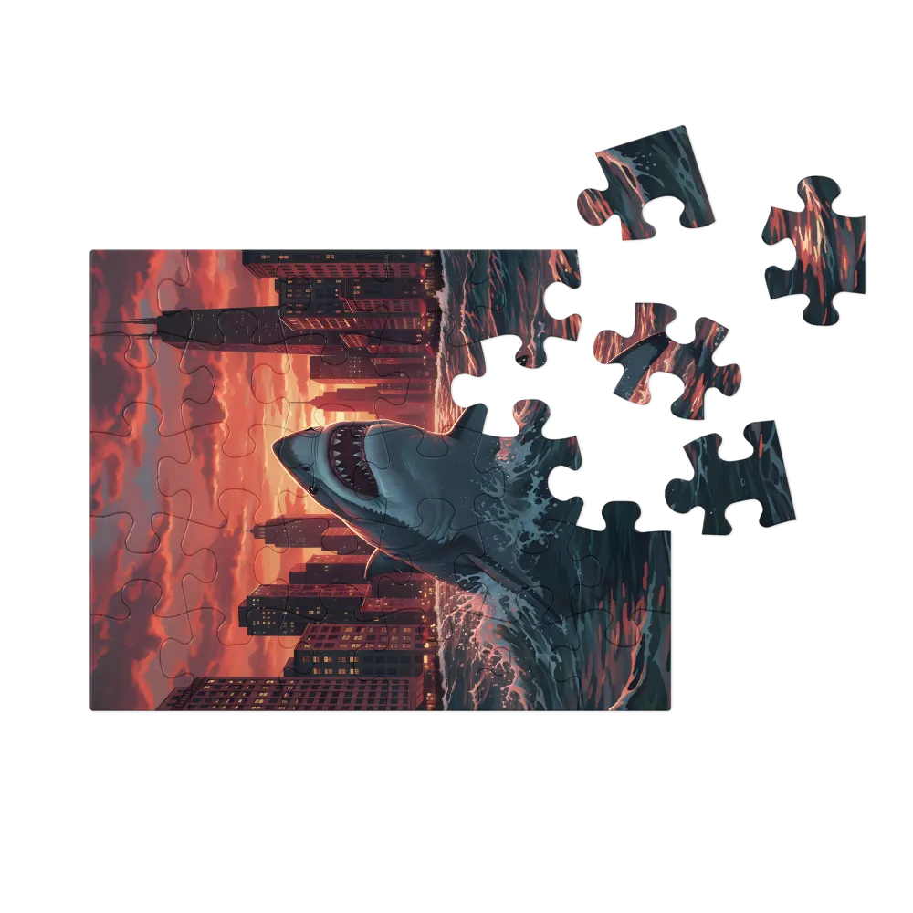 Urban Jaws 
 Jigsaw Puzzle in Tin Box